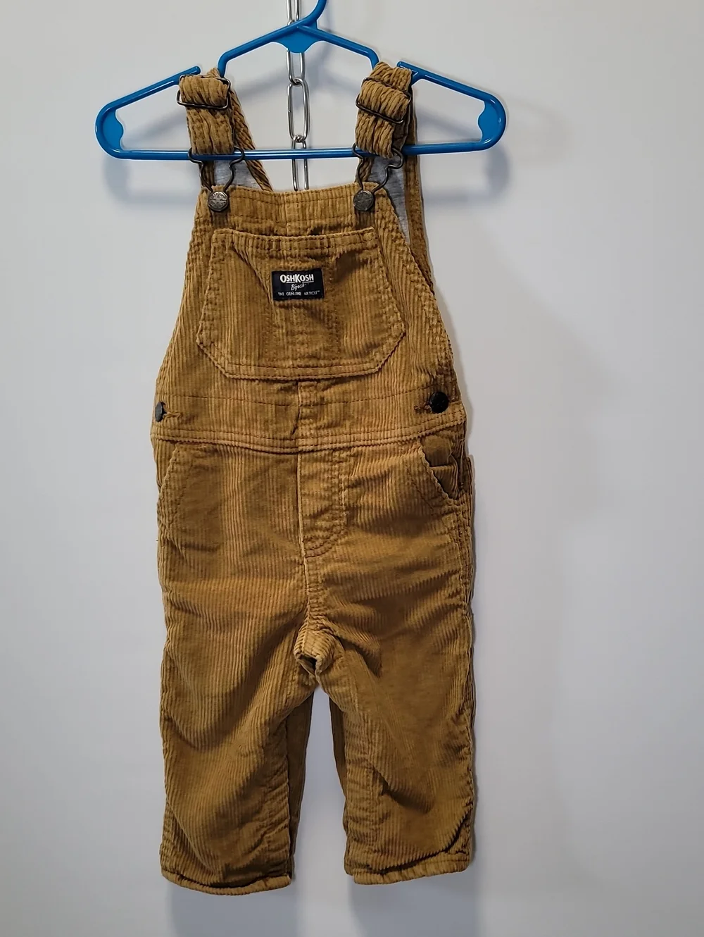 OshKosh B'gosh Mustard Corduroy Kids Overalls